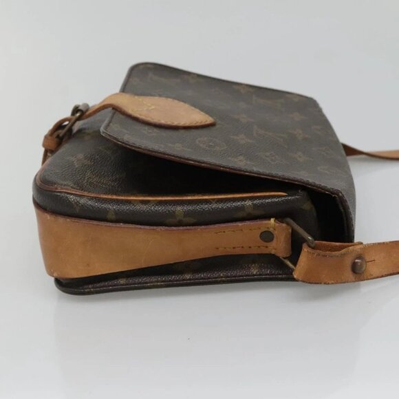 LOUIS VUITTON Monogram Cartouchiere MM Shoulder Bag M51253 LV Auth 131226 - Picture 6 of 16